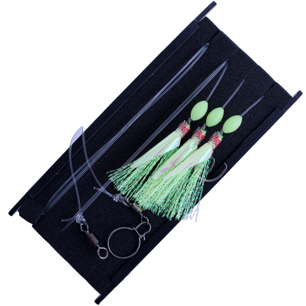BKK Saltwater Bottom Fishing Rig HYPER FLASHER B2-1/0 Yellow Tang - Image 2
