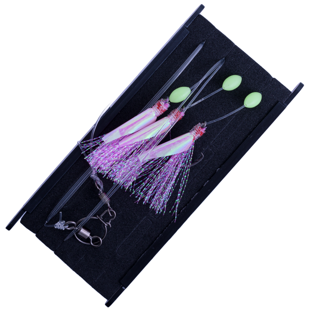 BKK Saltwater Bottom Fishing Rig HYPER FLASHER B2-1/0 Smokin’ Salmon - Image 2