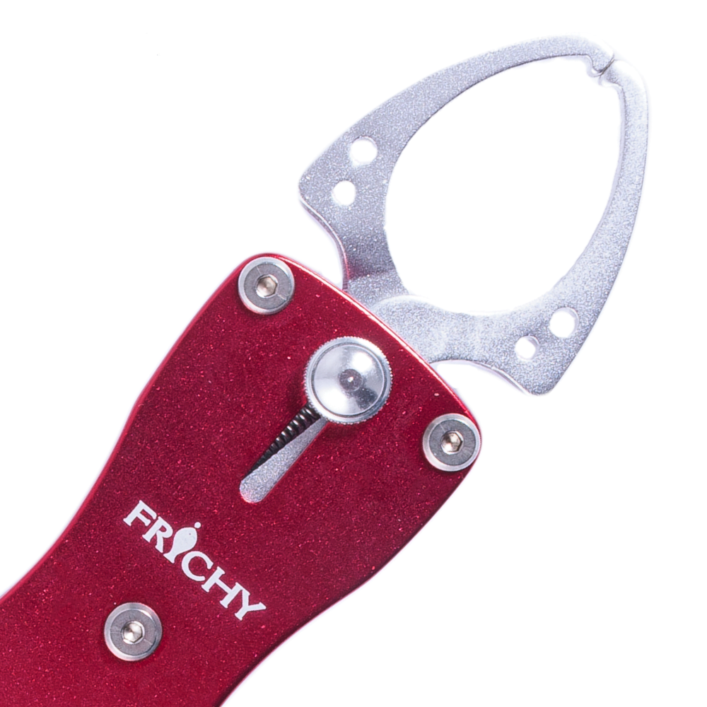 FRICHY Air-Craft Grade Aluminium Fishing Lip Grip Red - Image 2