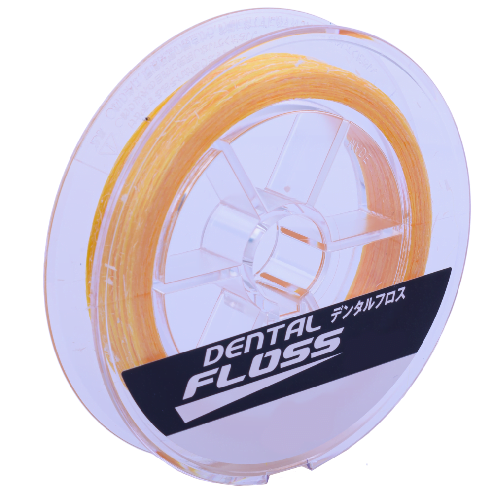 YGK Fishing Rigging Accessory DENTAL FLOSS #2/100m Yellow - Image 2