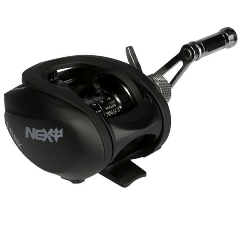 POSEIDON NEXT Low Profile Baitcasting Fishing Reel TANK Black/Gunsmoke - Image 2
