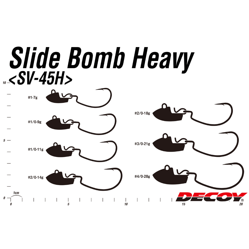 DECOY Jointed Jighead Slide Bomb Heawy SV-45H - Image 3