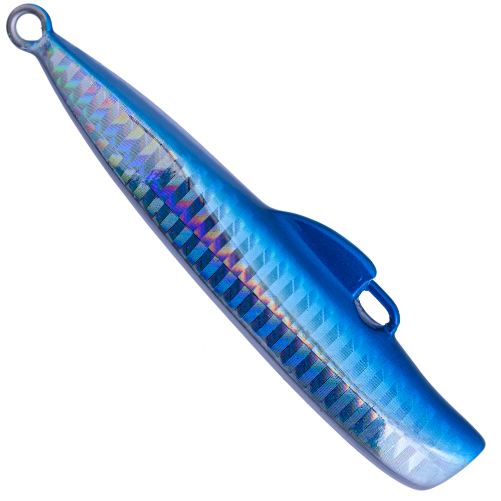XORUS Rubber Jigging Metal Lure INCHIBITE II 150g Blue/Silver - Image 3