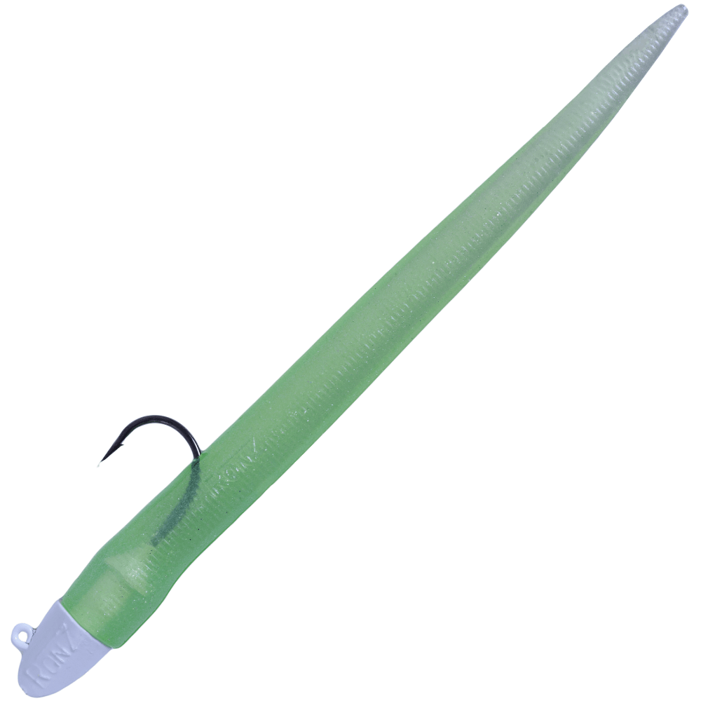 RONZ Original Performance Soft Bait Lure 8"/1.5oz 3x801L Olive Metallic - Image 3