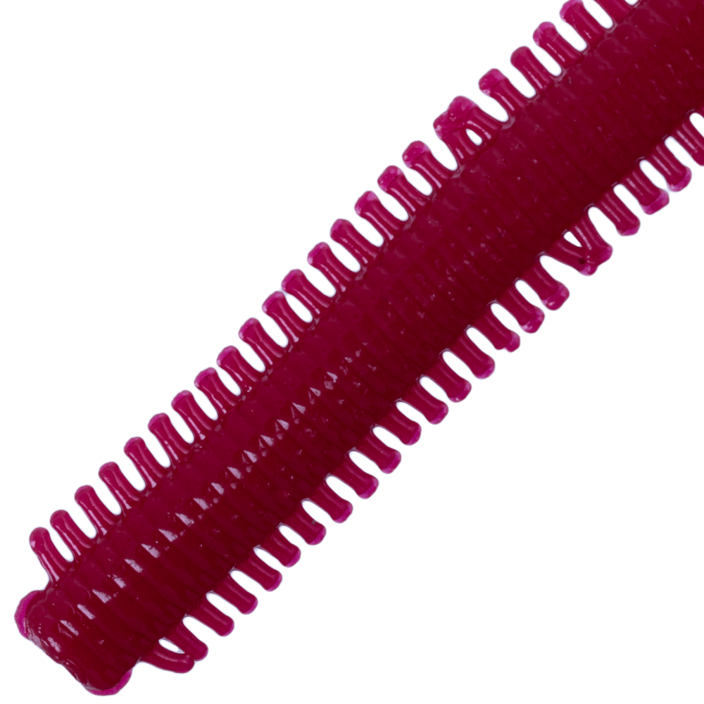 NIKKO KASEI Scented Soft Lure DAPPY SANDWORM 3.3in Bloody Red - Image 3