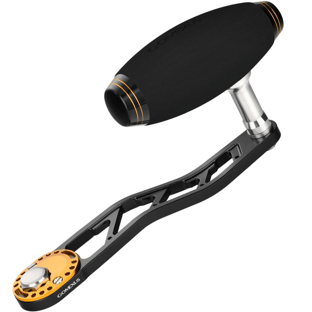 GOMEXUS Slow Jigging Reels Alu Titanium Power Handle Black/Gold - Image 3