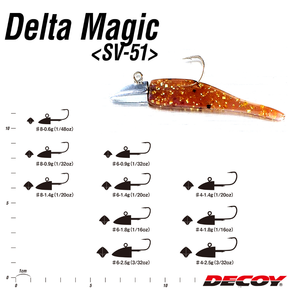 DECOY Saltwater Jighead With Keaper DELTA Magic SV-51 - Image 4
