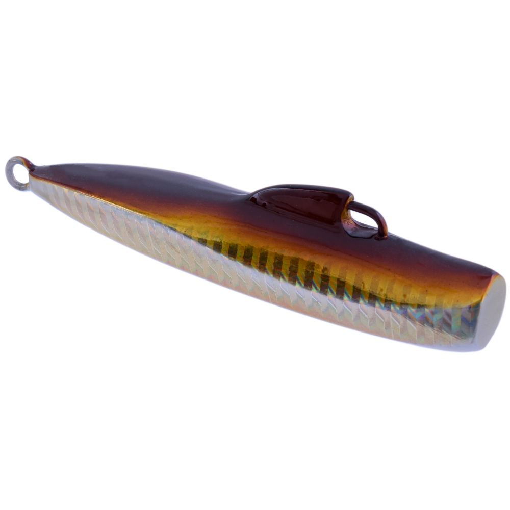XORUS Rubber Jigging Metal Lure INCHIBITE II 250g Brown/Gold - Image 2