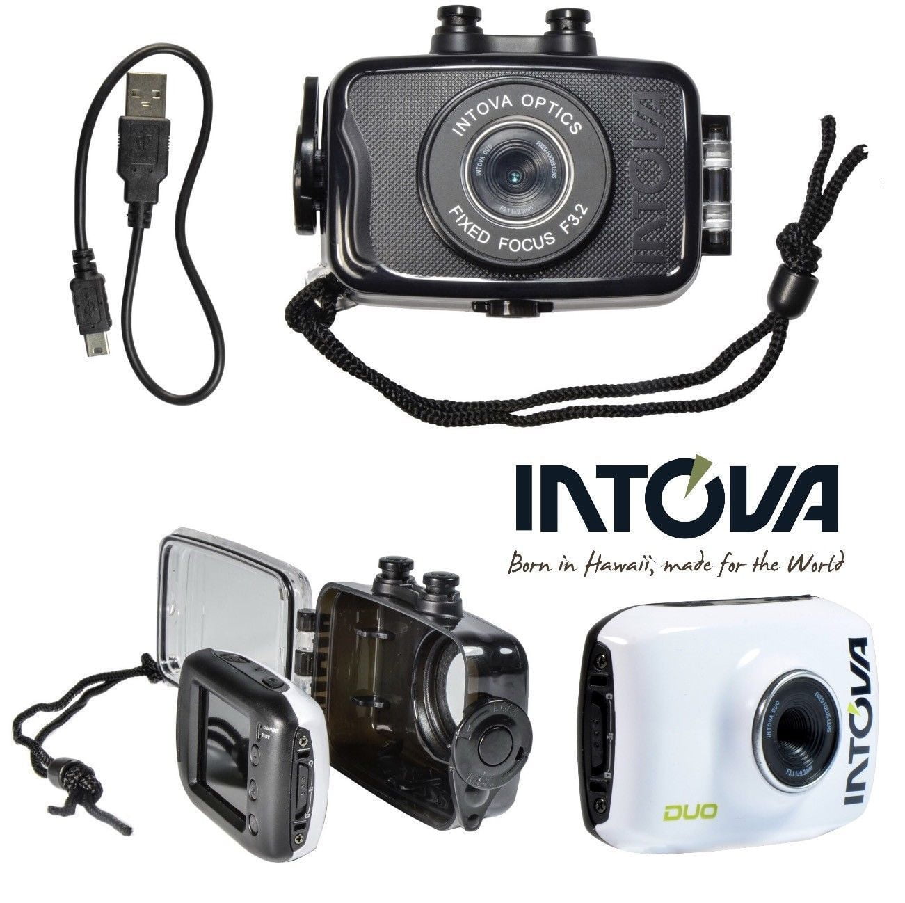 INTOVA DUO WATERPROOF SPORT ACTION CAMERA - Image 4