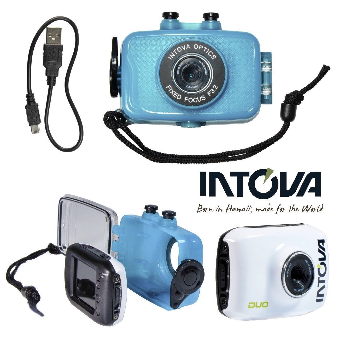 INTOVA DUO WATERPROOF SPORT ACTION CAMERA - Image 8