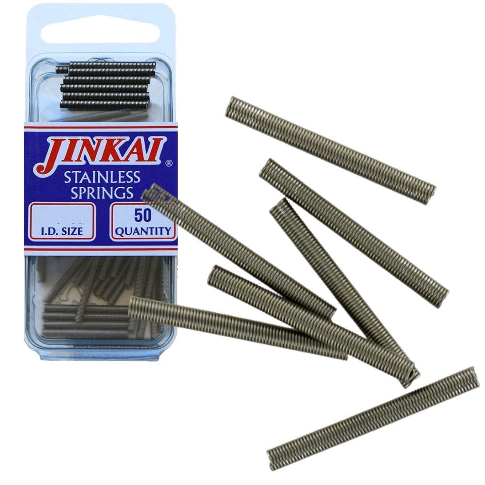 JINKAI Line & Leader Protection Premium Quality Stainless Steel SPRINGS 50  pcs