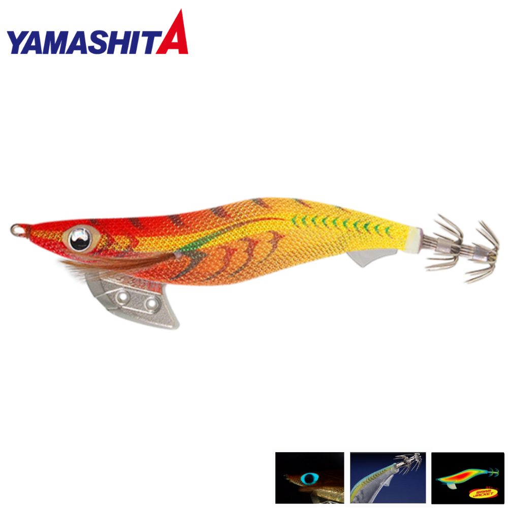 YAMASHITA Squid Fishing Warm Jacket Cloth Squid Jig Lure EGI-OH K 2.5 09 Keimura