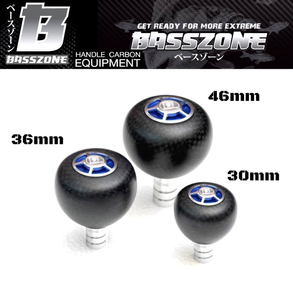 BASSZONE HI TECH POWER CARBON FIBRE KNOB SILVER/BLUE