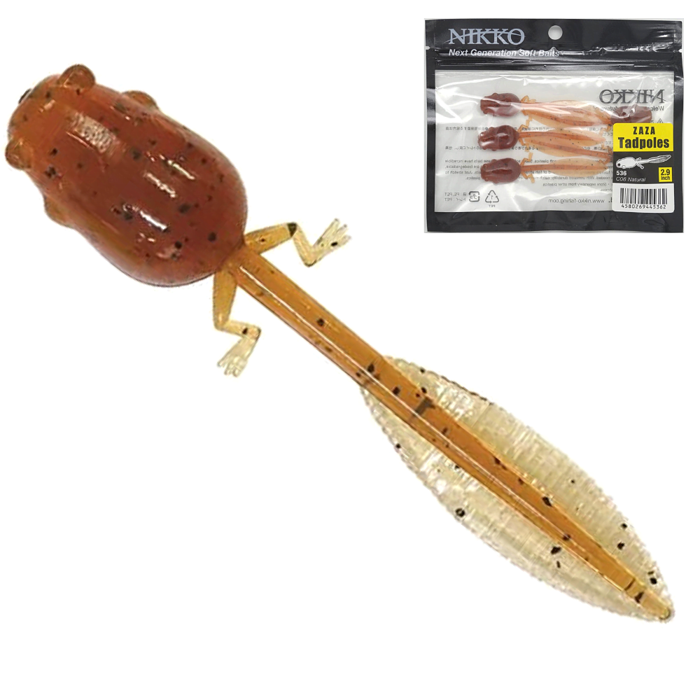 NIKKO KASEI Bass Fishing Scented Soft Bait Lure ZAZA TADPOLE 2.9” - Image 5