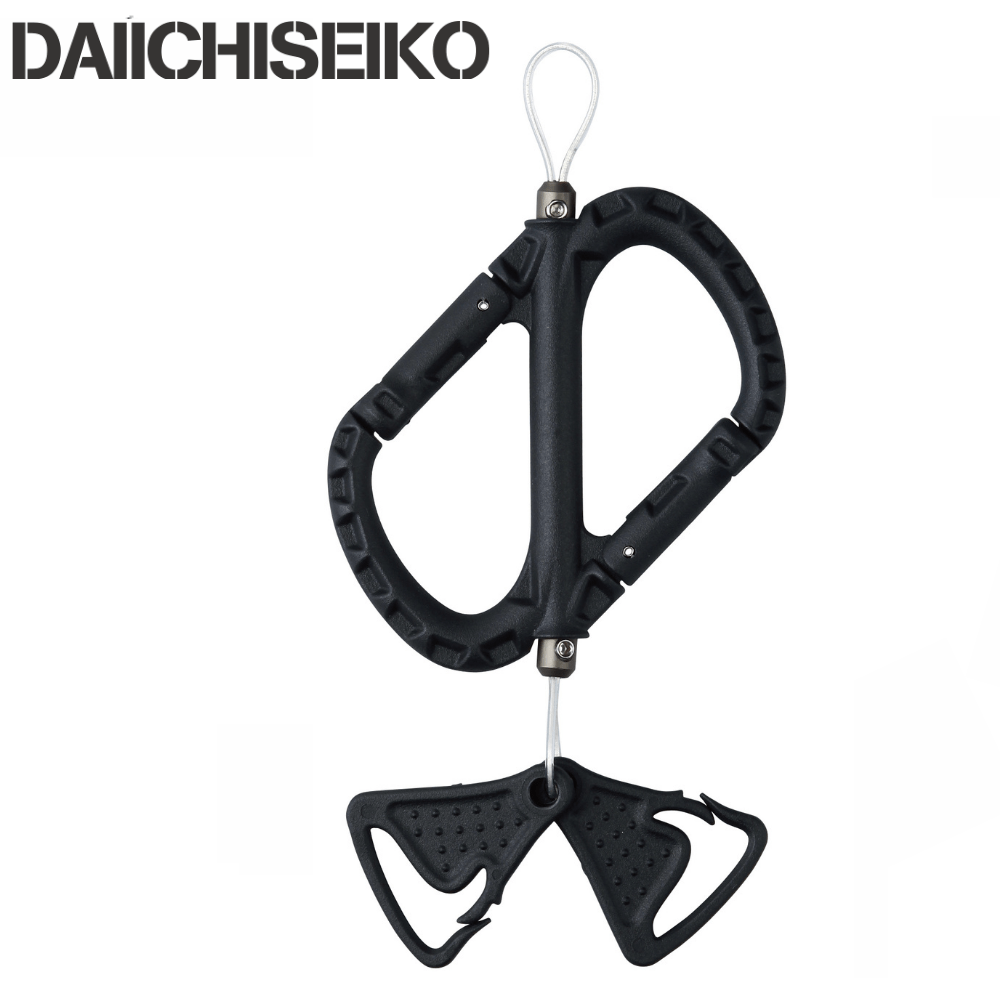 DAIICHISEIKO Fishing Tool NOOBINER S + Snap Holder Black