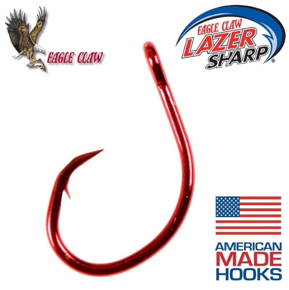 EAGLE CLAW LAZER SHARP P180 BLUE WATER CIRCLE SEA HOOKS