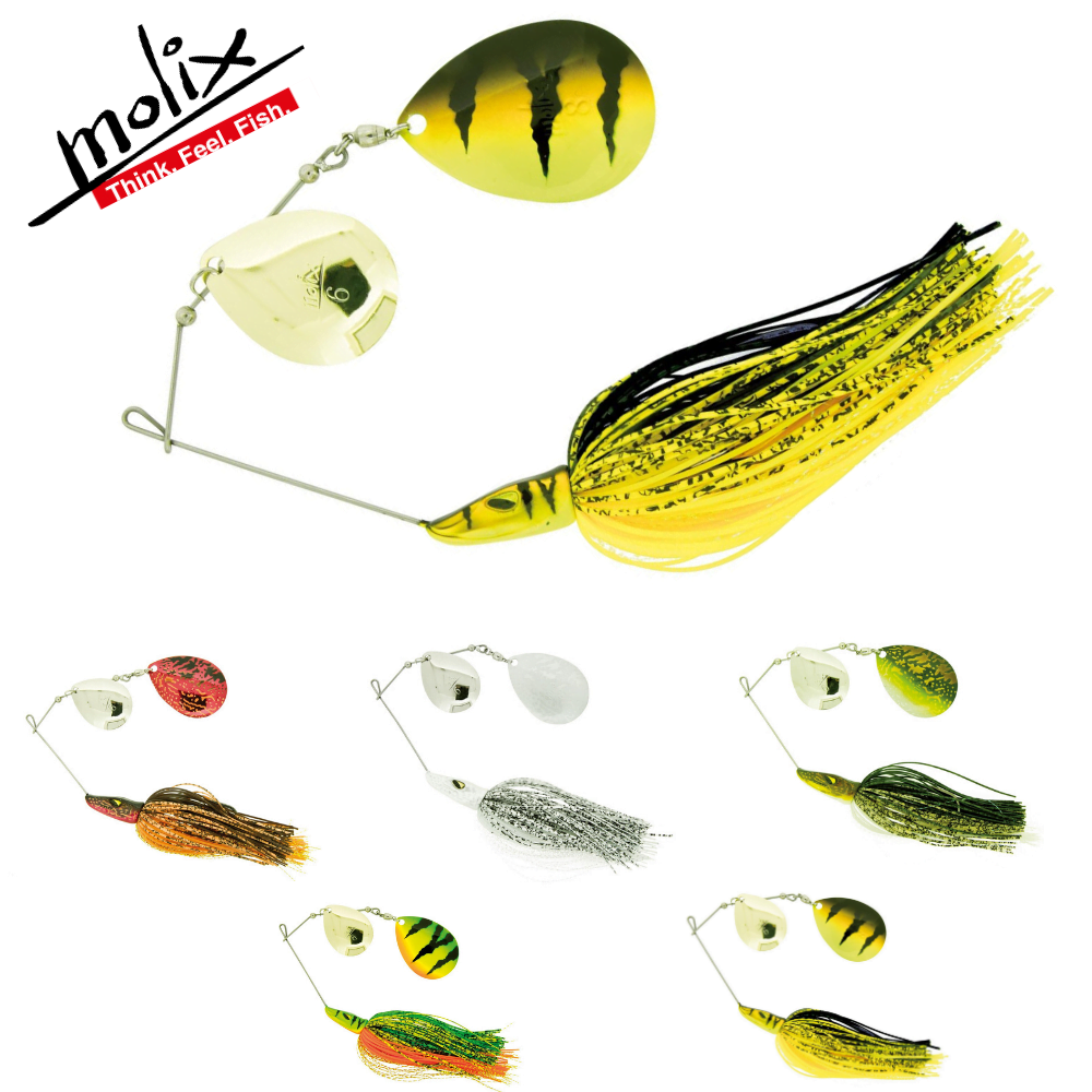 MOLIX Spinnerbait Lure PIKE HUNTER Double Colorado 28g/1oz