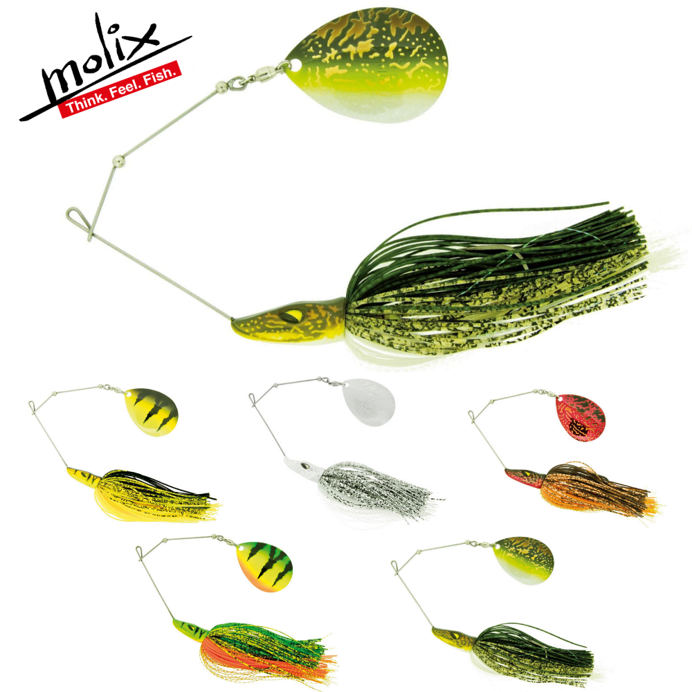 MOLIX Spinnerbait Lure PIKE HUNTER Single Colorado 28g/1oz