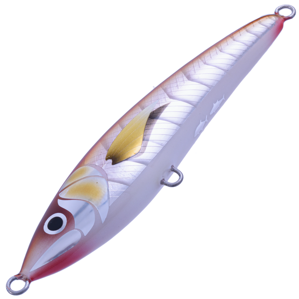 BERTOX Saltwater Handmade Wooden Floating STICK BAIT 20cm/105g Red Fish - Image 3