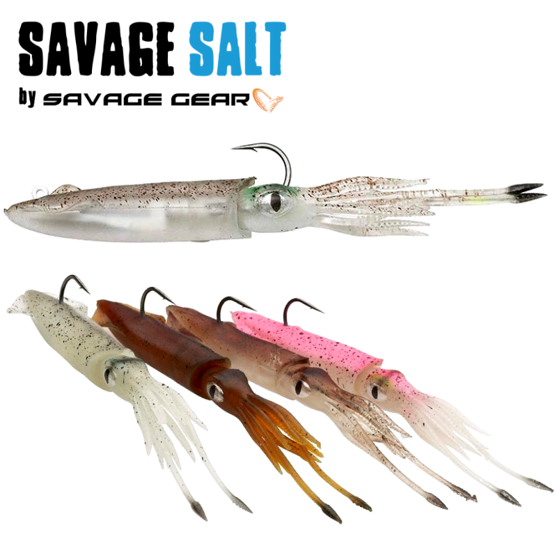 SAVAGE GEAR Salt Serie Soft Bait Lure 3D SWIM SQUID 180mm/50g/1pcs