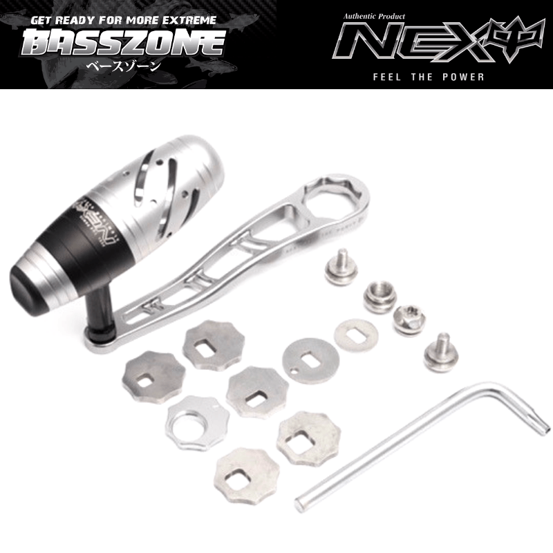 BASSZONE BAITCASTING REEL ALUMINIUM POWER HANDLE & T-BAR SET 120mm - Image 10