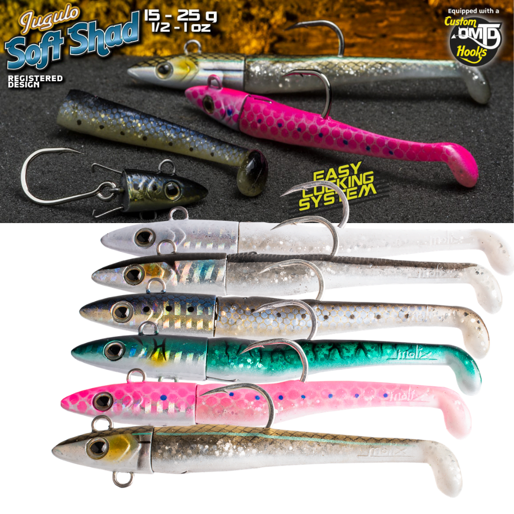 MOLIX Saltwater Soft Bait Lure Jugulo Soft SHAD 25g/11.5cm - Image 2