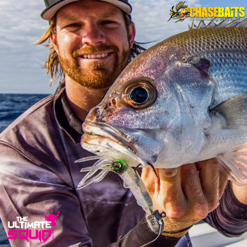 CHASEBAITS Lifelike Squid Soft Plastic Lure ULTIMATE SQUID 5.9in - Image 3