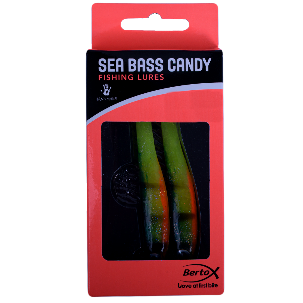 BERTOX Handmade Soft Shad Lure SEA BASS CANDY 11cm/18g #04 - Image 3