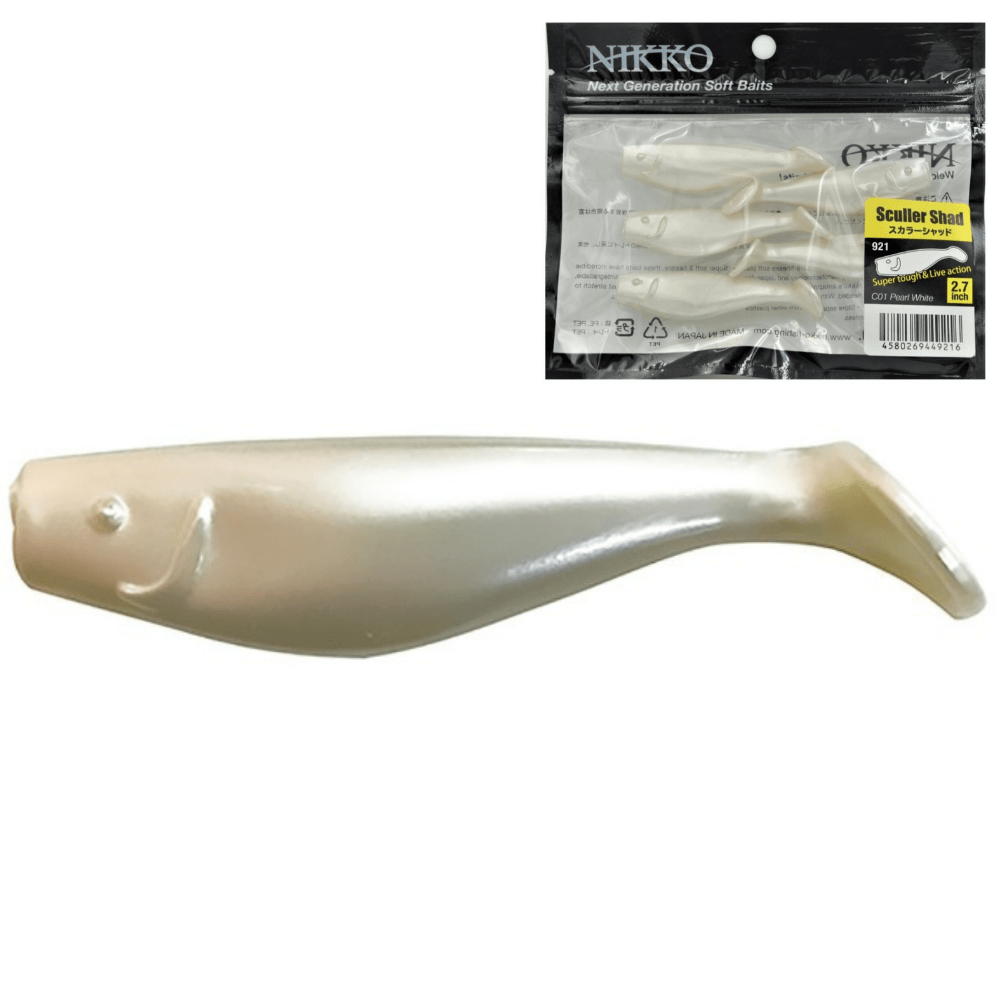 NIKKO KASEI Scented Soft Bait Lure SCULLER SHAD 2.7” - Image 2