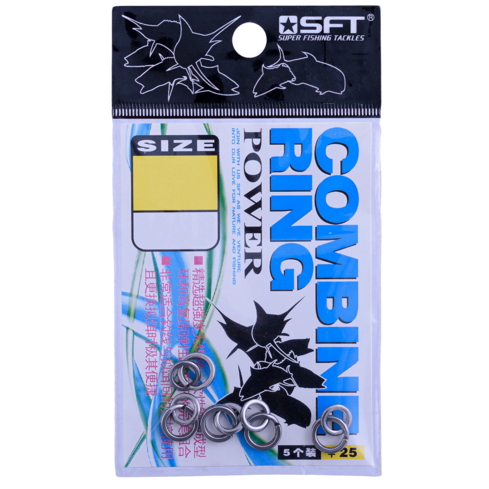 SFT Lure Fishing Accessories Split/Solid Ring COMBINE POWER RING - Image 3
