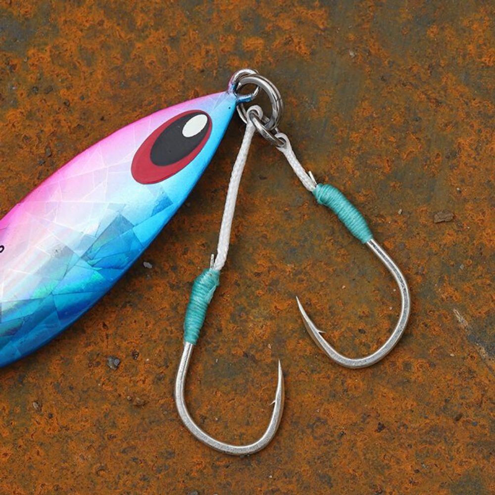 BKK Saltwater Shore & Light Jigging Double Assist Hook SHORE PATROL - Image 3