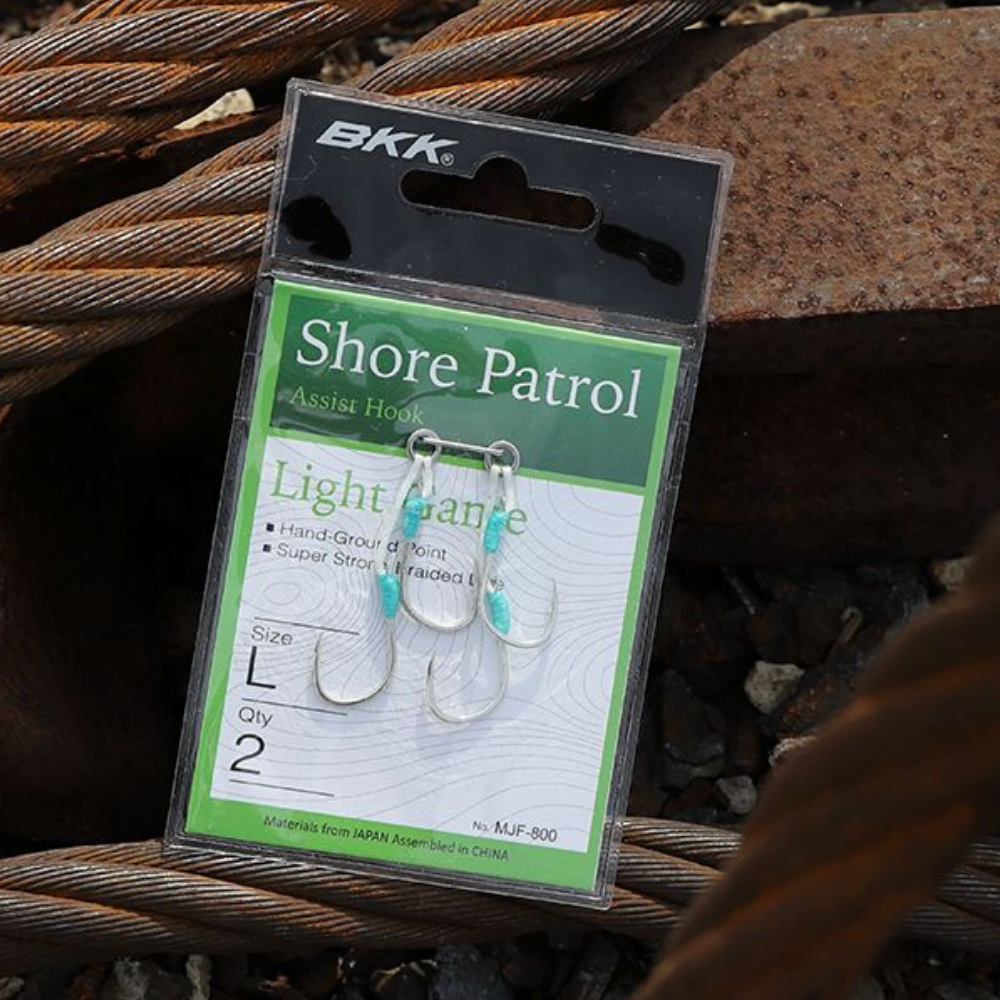 BKK Saltwater Shore & Light Jigging Double Assist Hook SHORE PATROL - Image 4