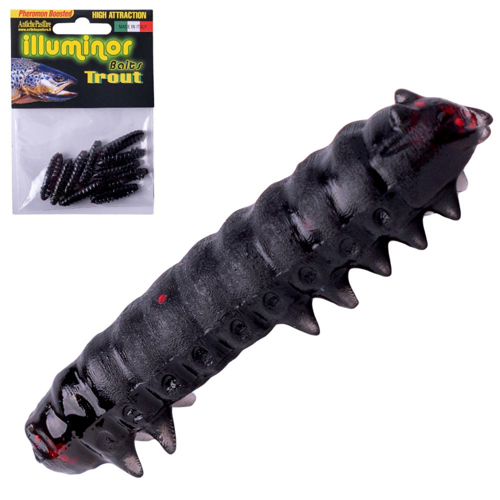 ANTICHE PASTURE Trout Fishing Scented Silicone Bait SILK WORM - Image 5
