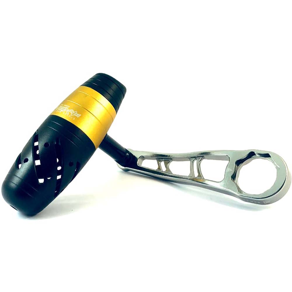 BASSZONE BAITCASTING REEL ALUMINIUM POWER HANDLE & T-BAR SET 120mm - Image 7