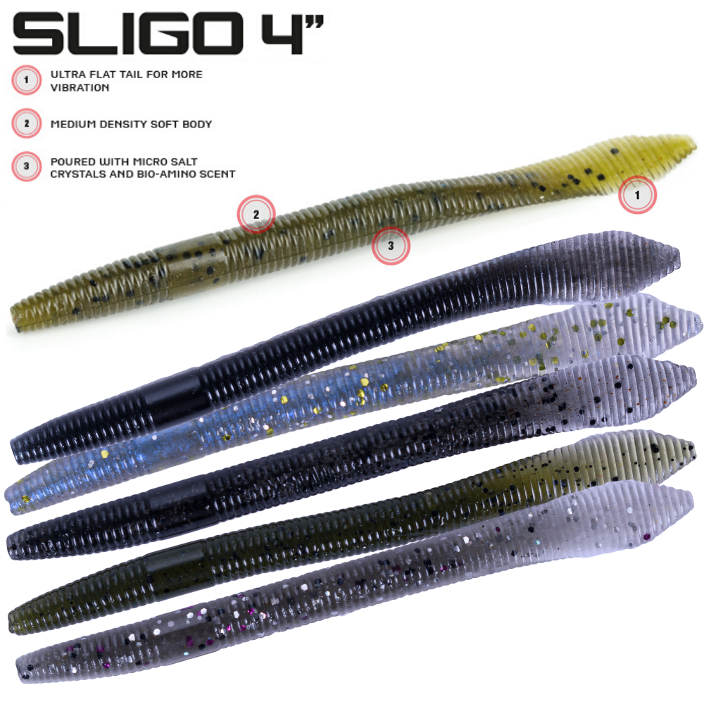 MOLIX Bass Fishing Craw Scented Soft Bait Lure SLIGO 4”