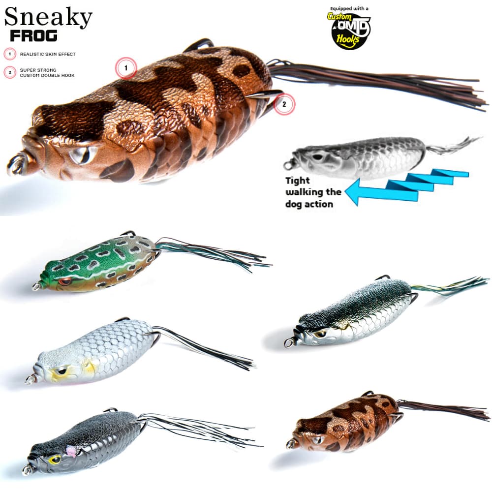 MOLIX Topwater WTD Soft Bait Lure SNEAKY FROG 90