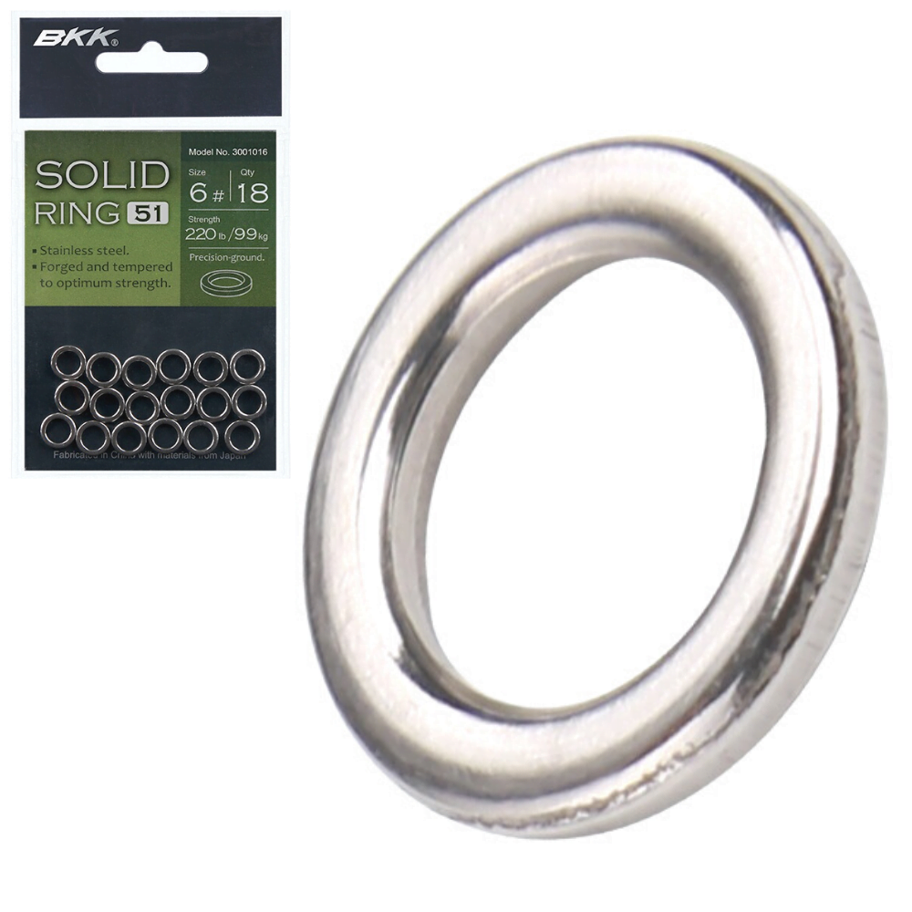 BKK Saltwater Lure Fishing Accessories SOLID RING 51