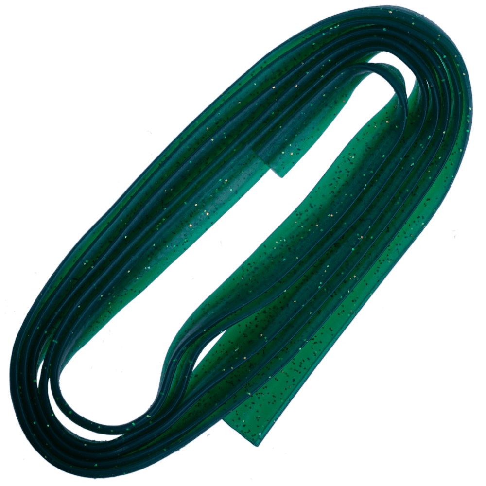 NIKKO Scented Soft Bait Lure Squid Strip Rolls 150cm UV Green - Image 2