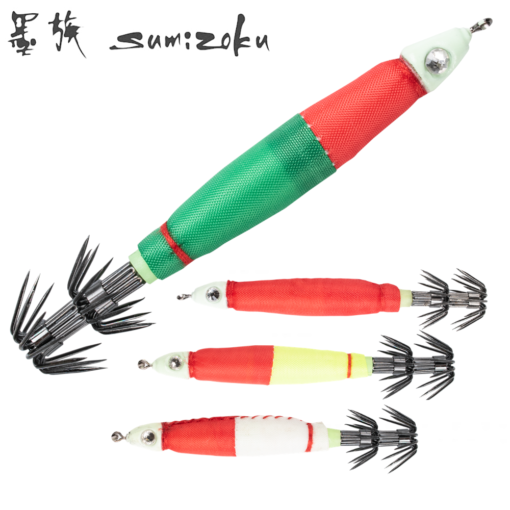 SUMIZOKU Squid Fishing Cloth Wrapped Lead Squid Jig NAMARI SUTTE 12 g