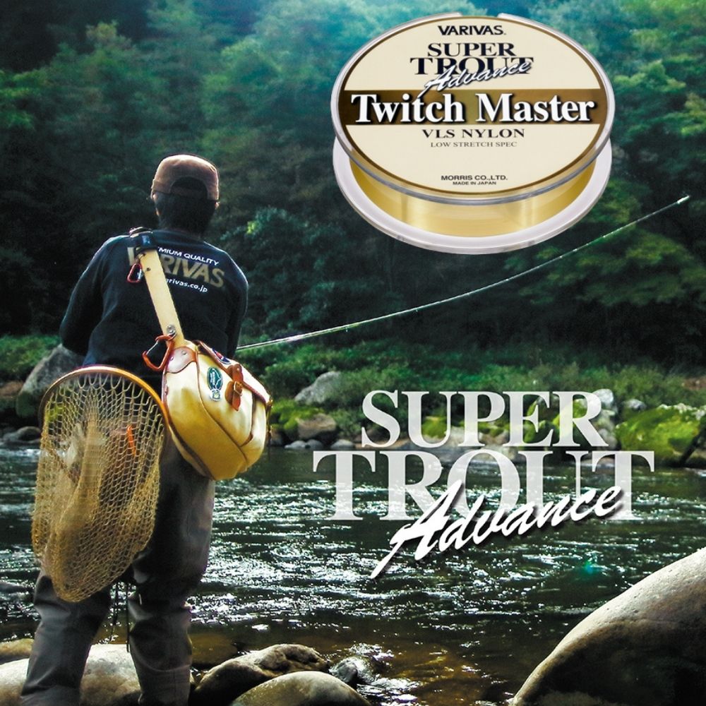 VARIVAS Low Stretch Special VLS Nylon Line Super Trout Advance TWITCH MASTER 100m - Image 3
