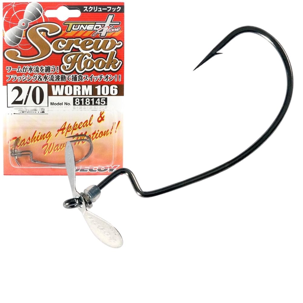 DECOY Fishing Screw Tuned Plus Hook WORM 106