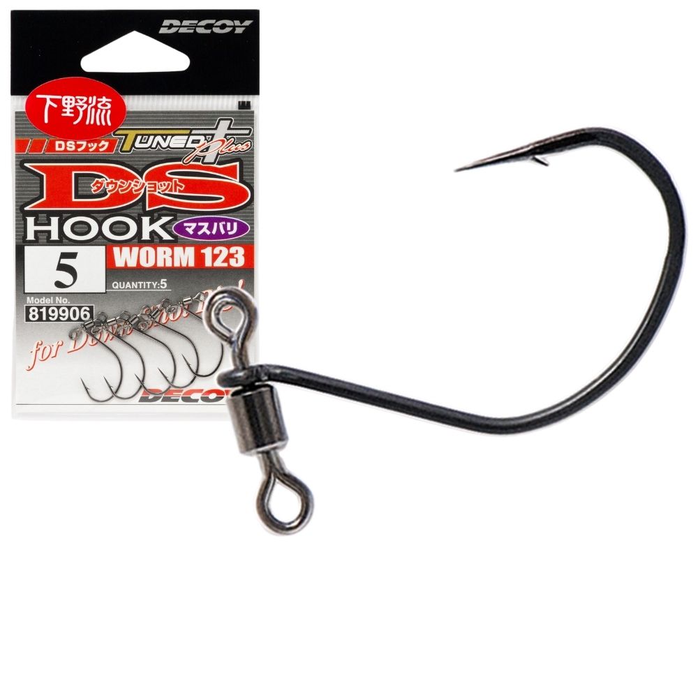 DECOY Fishing Down Shot DS Hook MASUBARI WORM 123