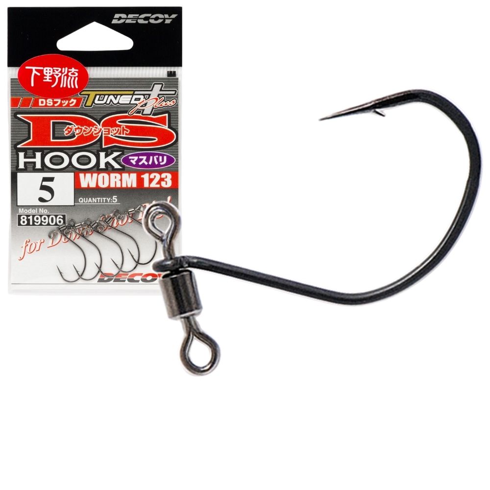 DECOY JAPAN WORM 123 5Pcs Wacky Hook Bass Hook Soft Bait Hook Fish Hook For  Down Shot Rig - AliExpress