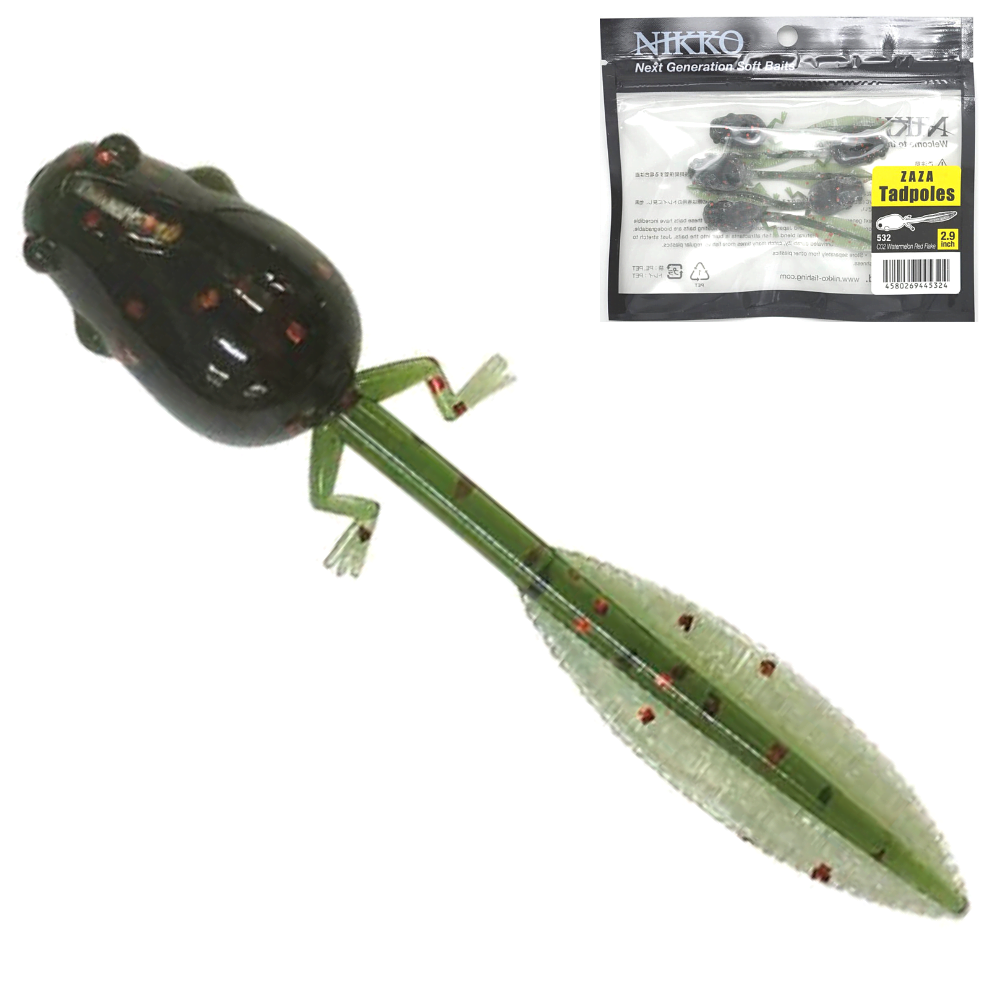 NIKKO KASEI Bass Fishing Scented Soft Bait Lure ZAZA TADPOLE 2.9” - Image 7