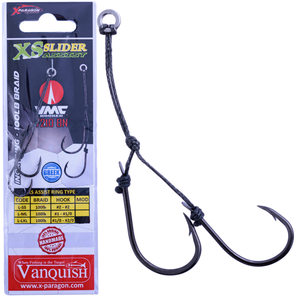 X-PARAGON Saltwater Rubber Jigging Lure Rig XS SLIDER ASSIST XS-SS