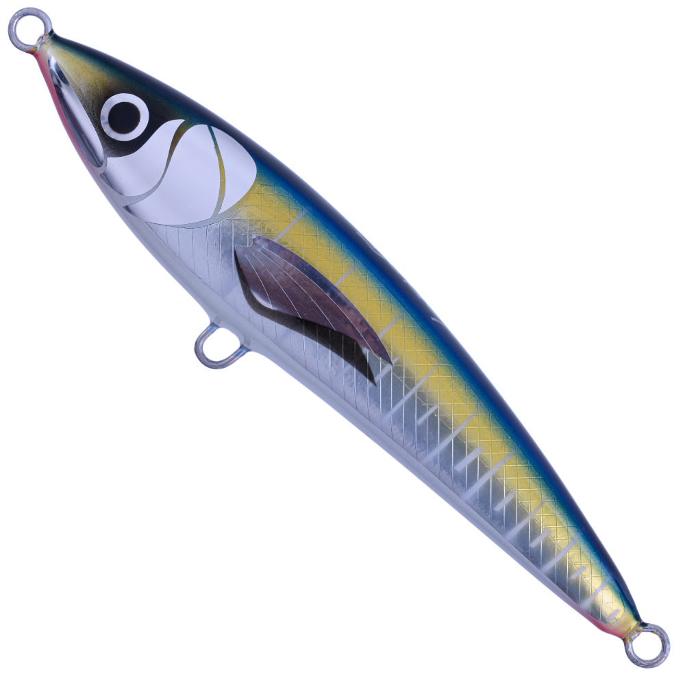 BERTOX Saltwater Handmade Wooden Floating STICK BAIT 20cm/105g Yellowfin - Image 2