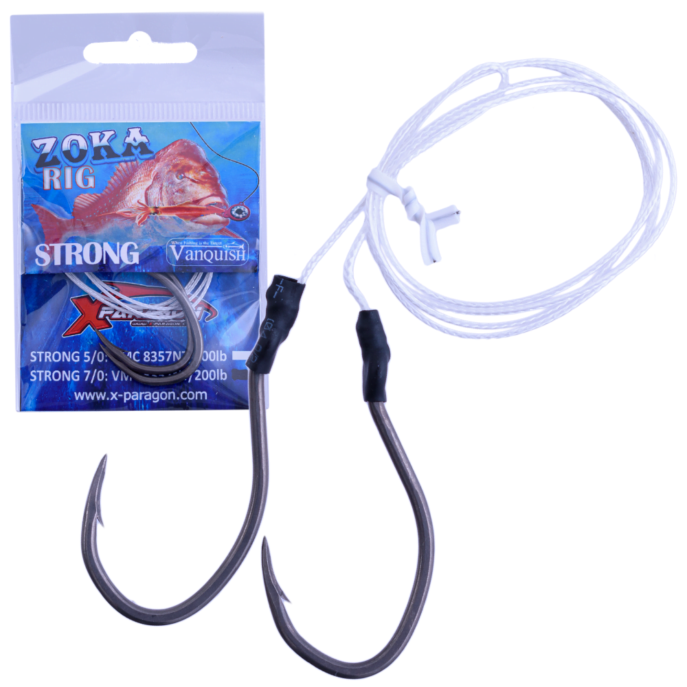X-PARAGON Saltwater Live/Dead Bait Trolling Rig ZOKA STRONG 5/0
