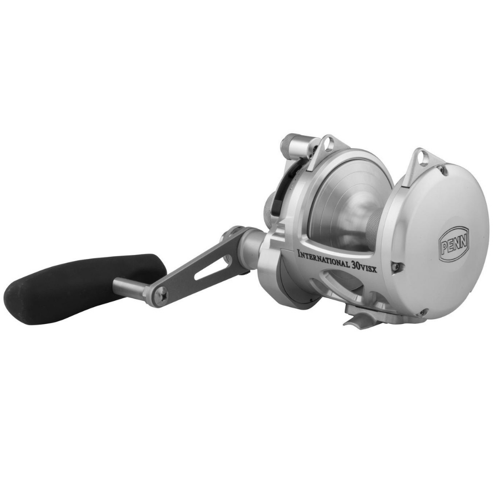 PENN Saltwater Conventional 2 Speed Reel International VI 30VISX Silver - Image 3