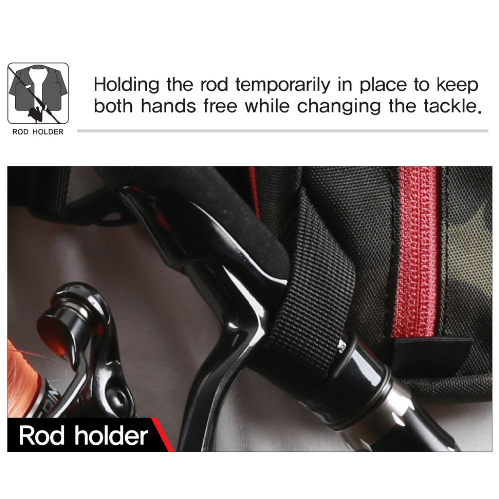 NS BLACK HOLE Fishing Spinning Vest BACKPACK - Image 6