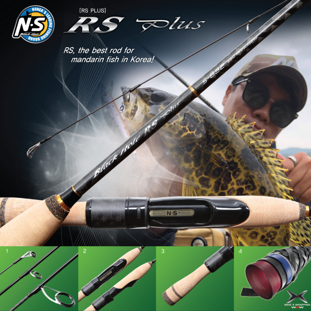 NS BLACK HOLE Finesse Fishing Spinning Rod RS PLUS S-672L - Image 2